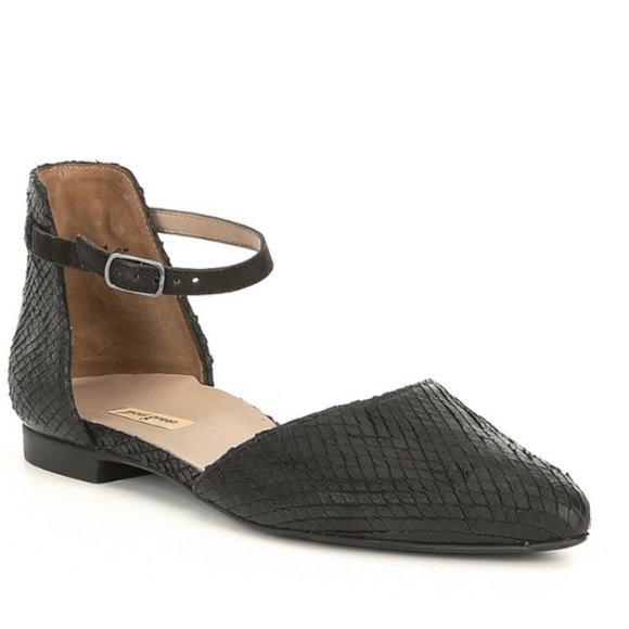 Paul Green Shoes - Paul Green Sadie Nubuck Ankle Strap Flat Sz 7